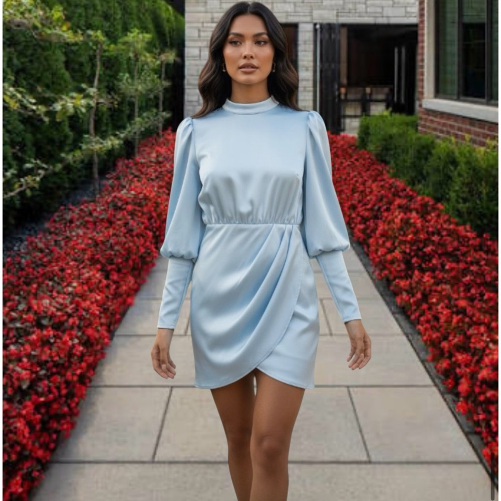 NWT Collective the Label size 4 powder blue dress